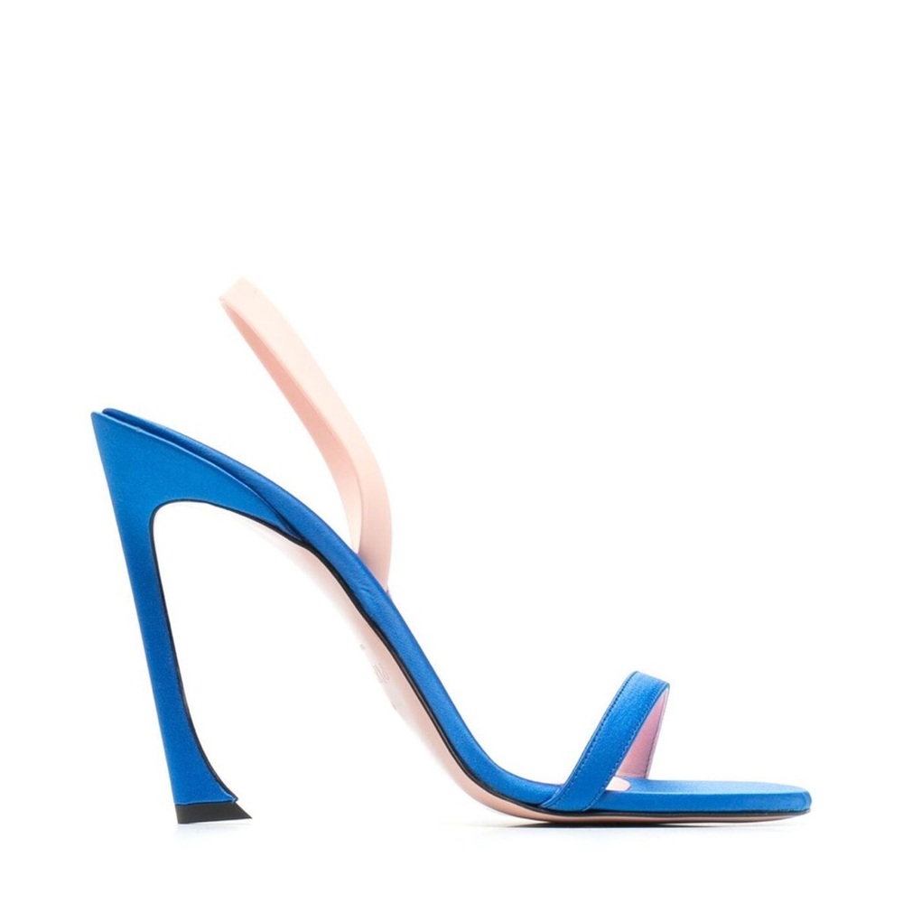 PIFERI Blue High Heel Sandals. NWOT
